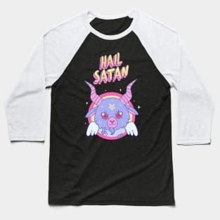 Hail Satan Baseball T-Shirt